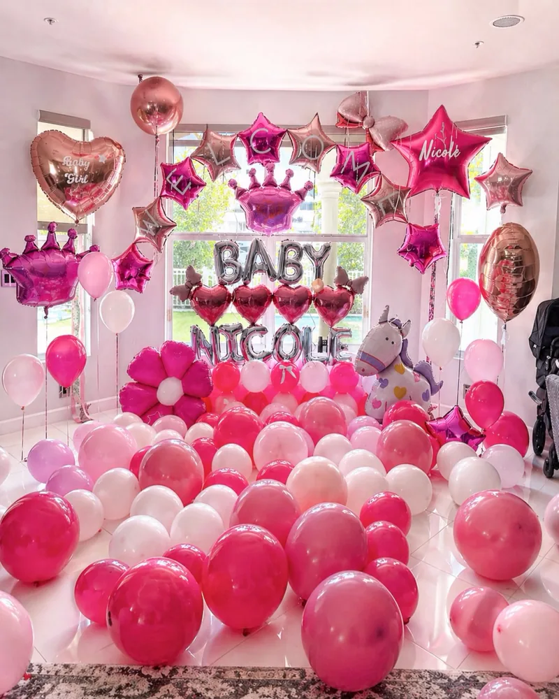 A pink room takeover welcoming a newborn home